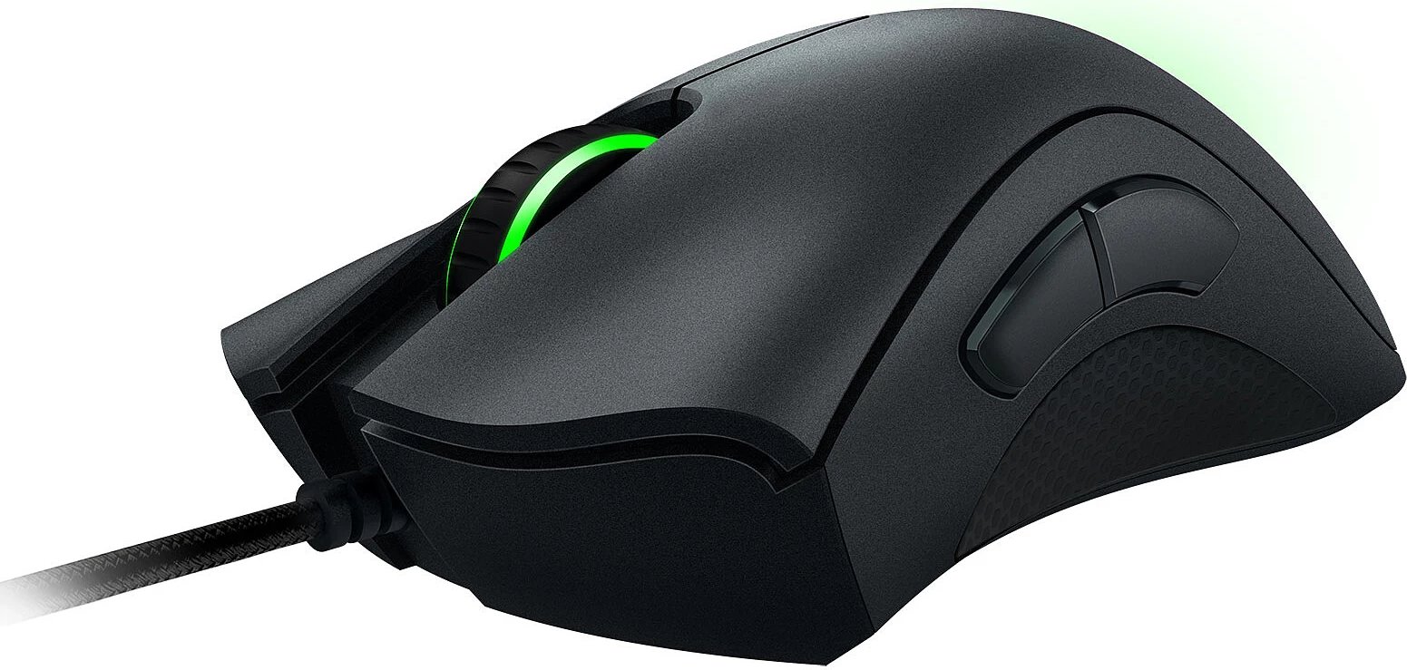 Maus gaming Razer DeathAdder Essential 6400 DPI, 6 butona, USB me kabëll, RGB, i zi