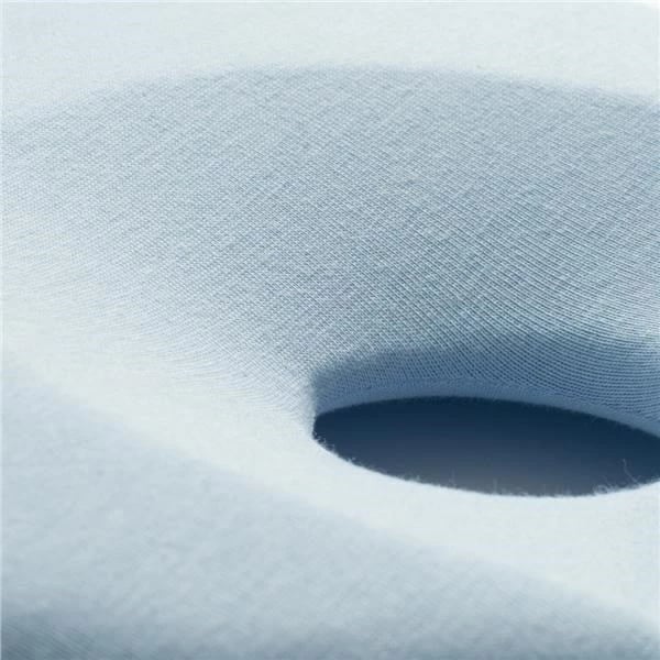 Jastëk foshnje ergonomik korrektues, New Baby BASIC, 21x30 cm, 0-6 muaj, pambuk/elastan, blu