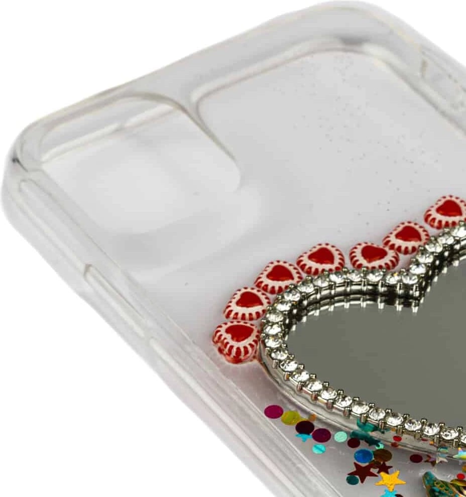 Fotroll Për Telefon Tech Time Heart shaped mirror (IP15PLUS)