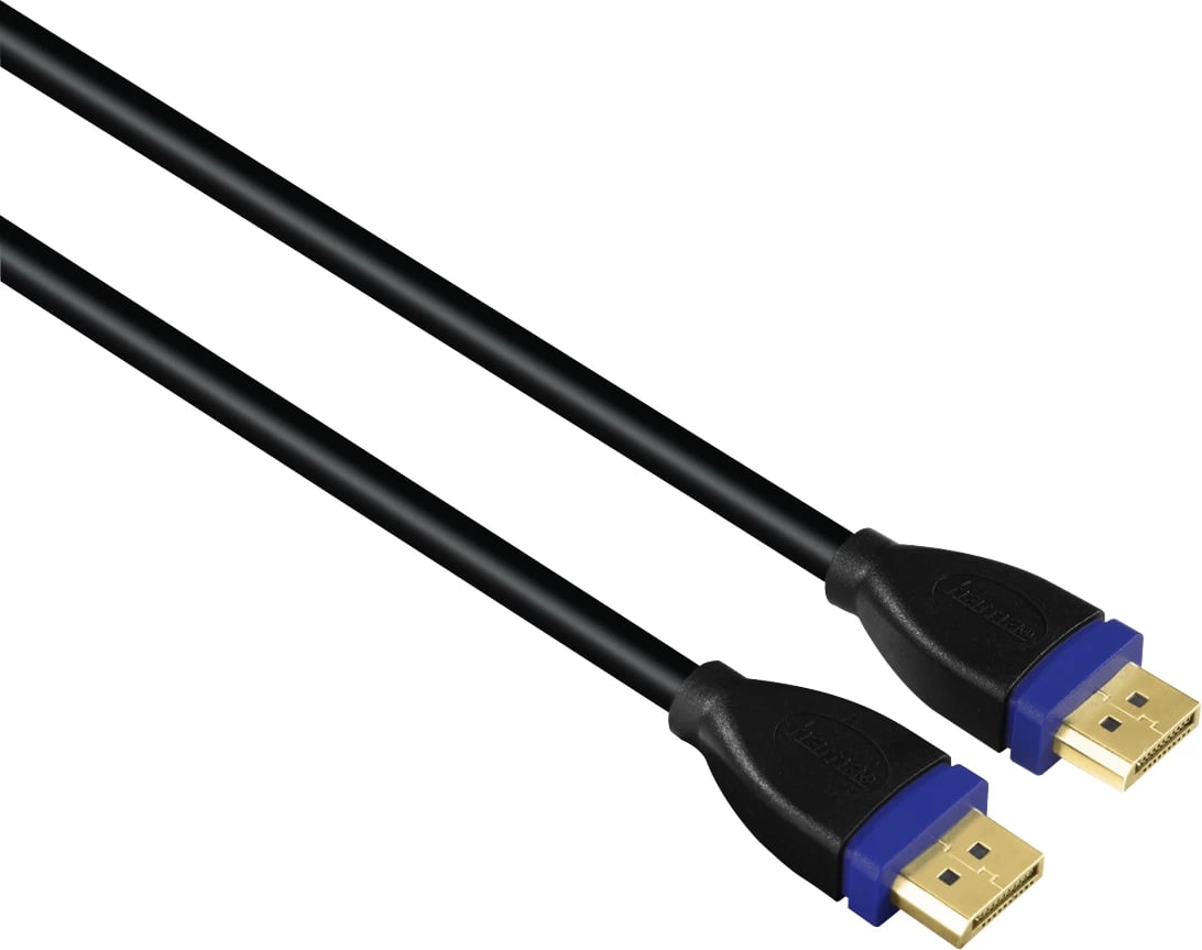 Hama DisplayPort Kabllo, veshur me ar, mbrojtje të dyfisht, 1.80 m, 78442