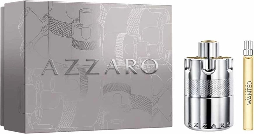 Eau de Parfum për meshkuj Azzaro Wanted set 100ml + 10ml