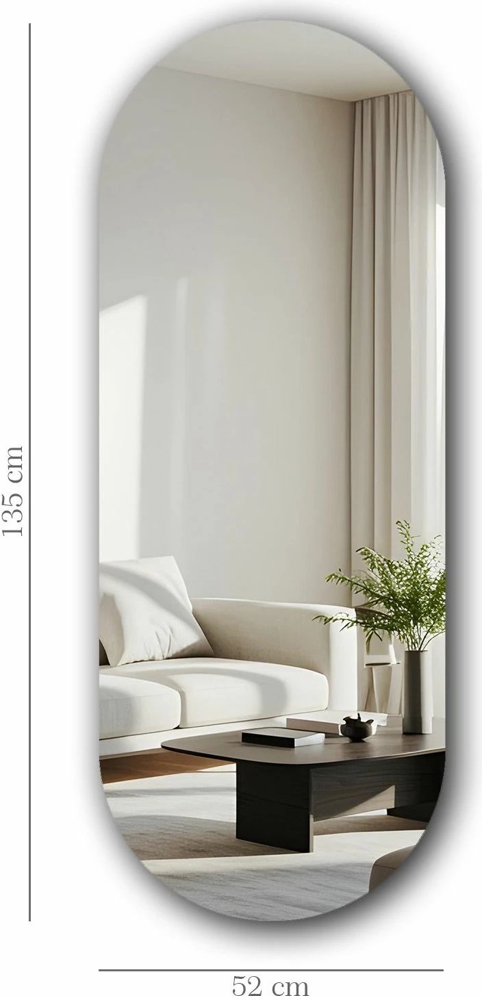 Pasqyrë Skye Decor, shumëngjyrëshe, 52x135cm, 52135Ayna-004