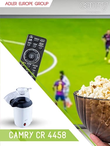 aparat për kokoshka, Adler, CR 4458, 1200W, me ajër të nxehtë, pa vaj, e bardhë/zezë