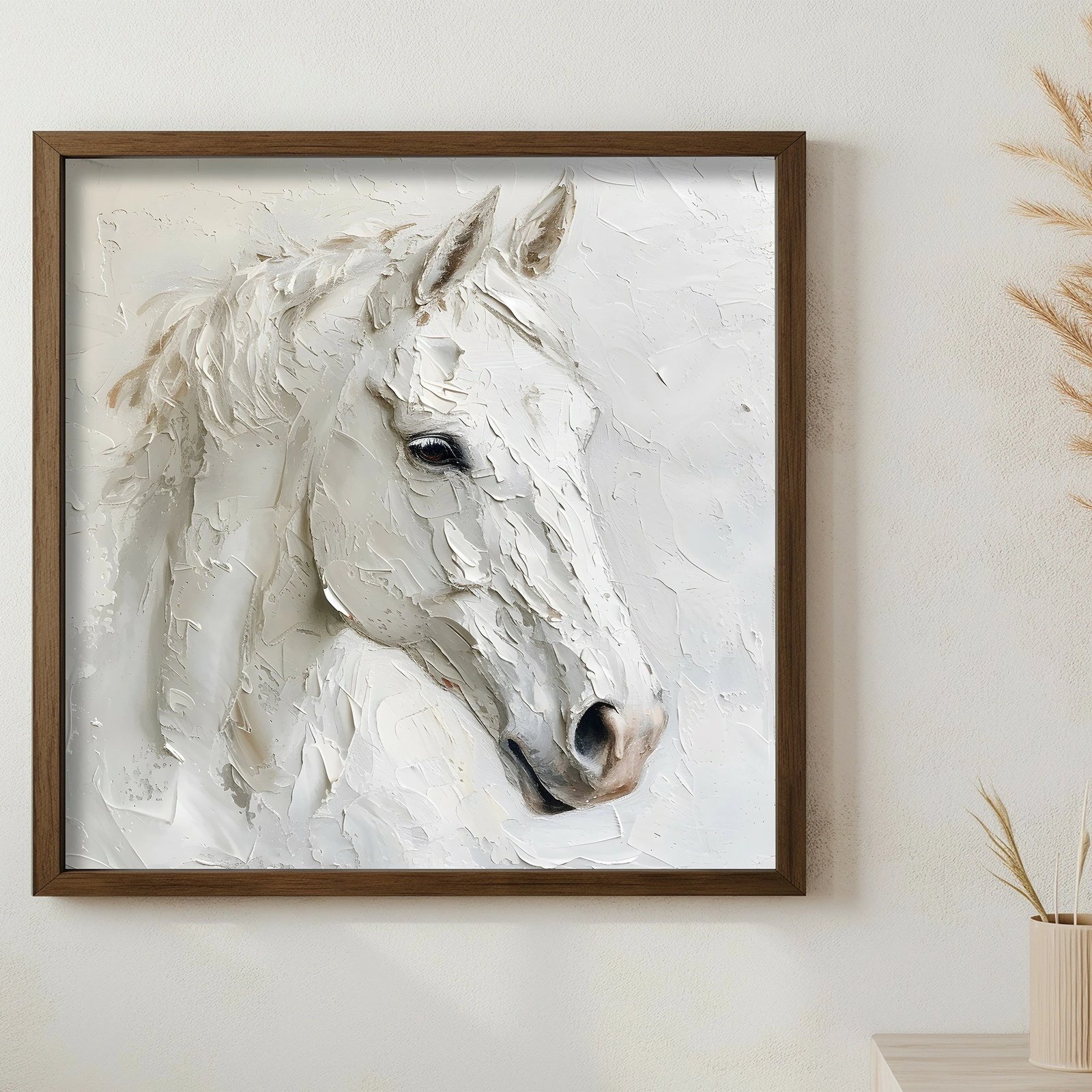 Pikturë dekorative me kornizë MDF, Wallity, AI073, shumëngjyrëshe, 50x50x3.5cm