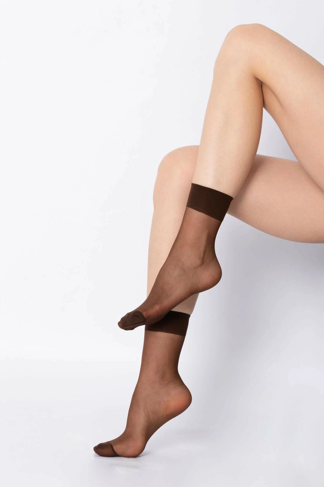 Çorape për gra, ngjyrë kafe, Jumeon, 230-000026