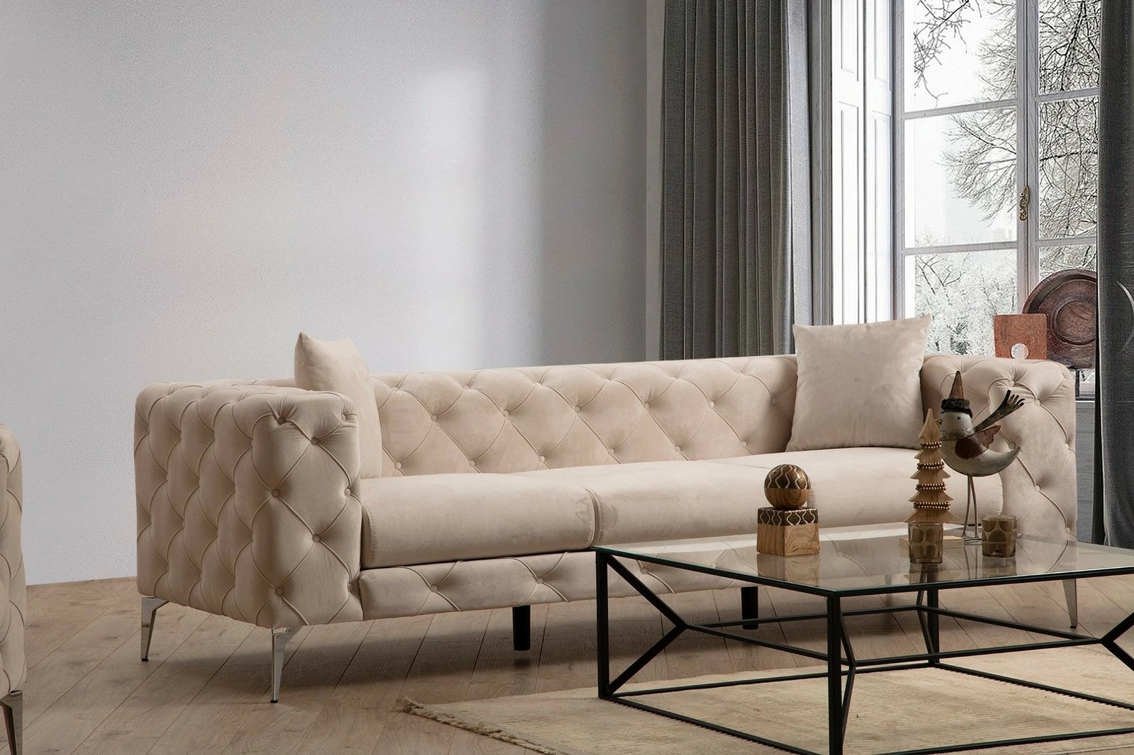 Divan treshe Atelier del Sofa, Como, ecru