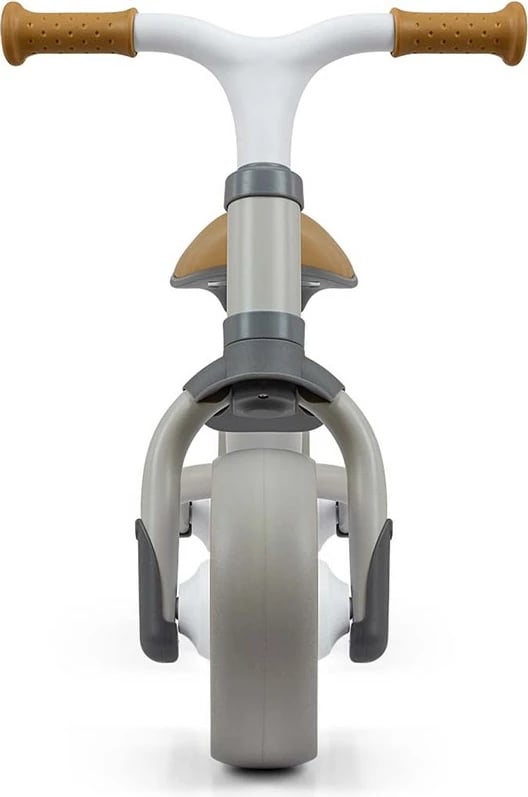 bicikletë pa pedale, Milly Mally, Skippy, kornizë çeliku, rrota EVA pa shpim, sedile e rregullueshme, 18+ muaj, ngjyrë e bardhë