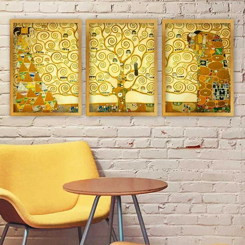 Pikturë dekorative me kornizë (3 copë), Wallity, 3AC_UN6161113_3545