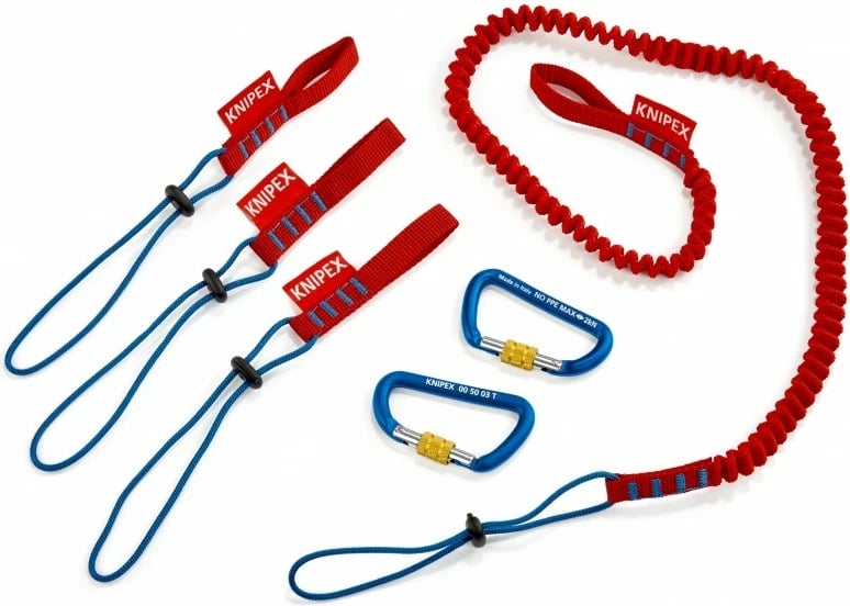 Set aksesorë sigurie për vegla Knipex 00 50 04 T BK, 125g, Gjermani