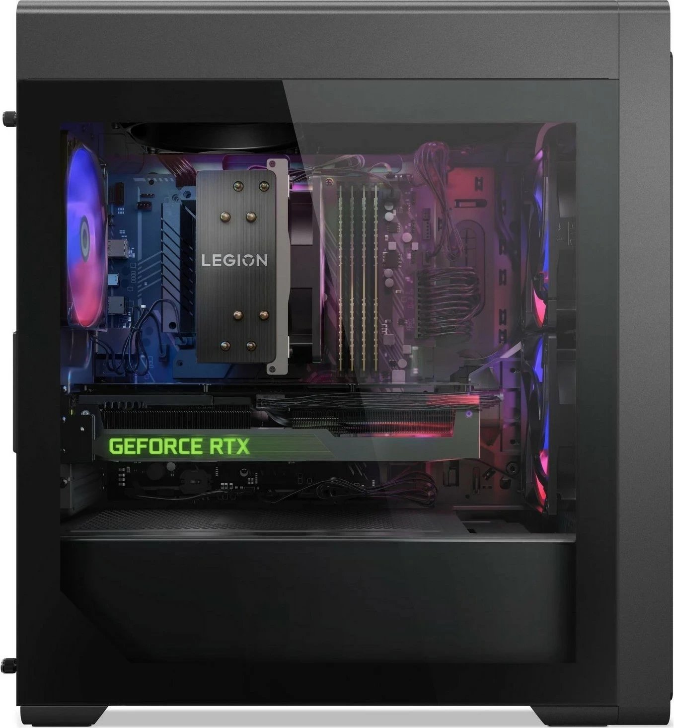 Kompjuter Lenovo Legion T5, Core i7-14700KF, 32GB RAM, 2TB SSD, RTX4070 SUPER, ngjyrë e zezë
