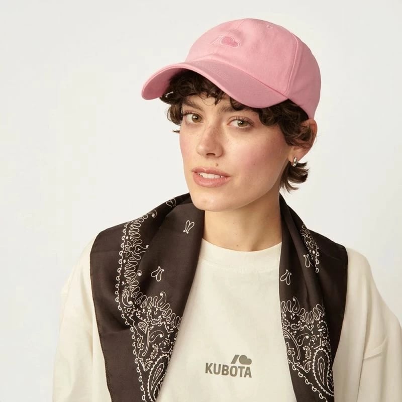 Kapelë bejsbolli Kubota, rozë