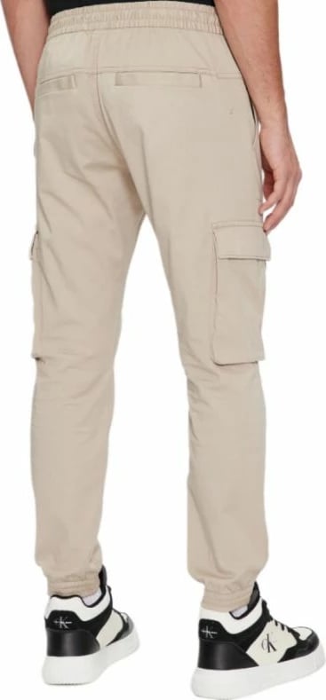Pantallona jogger Calvin Klein, meshkuj, bezhë