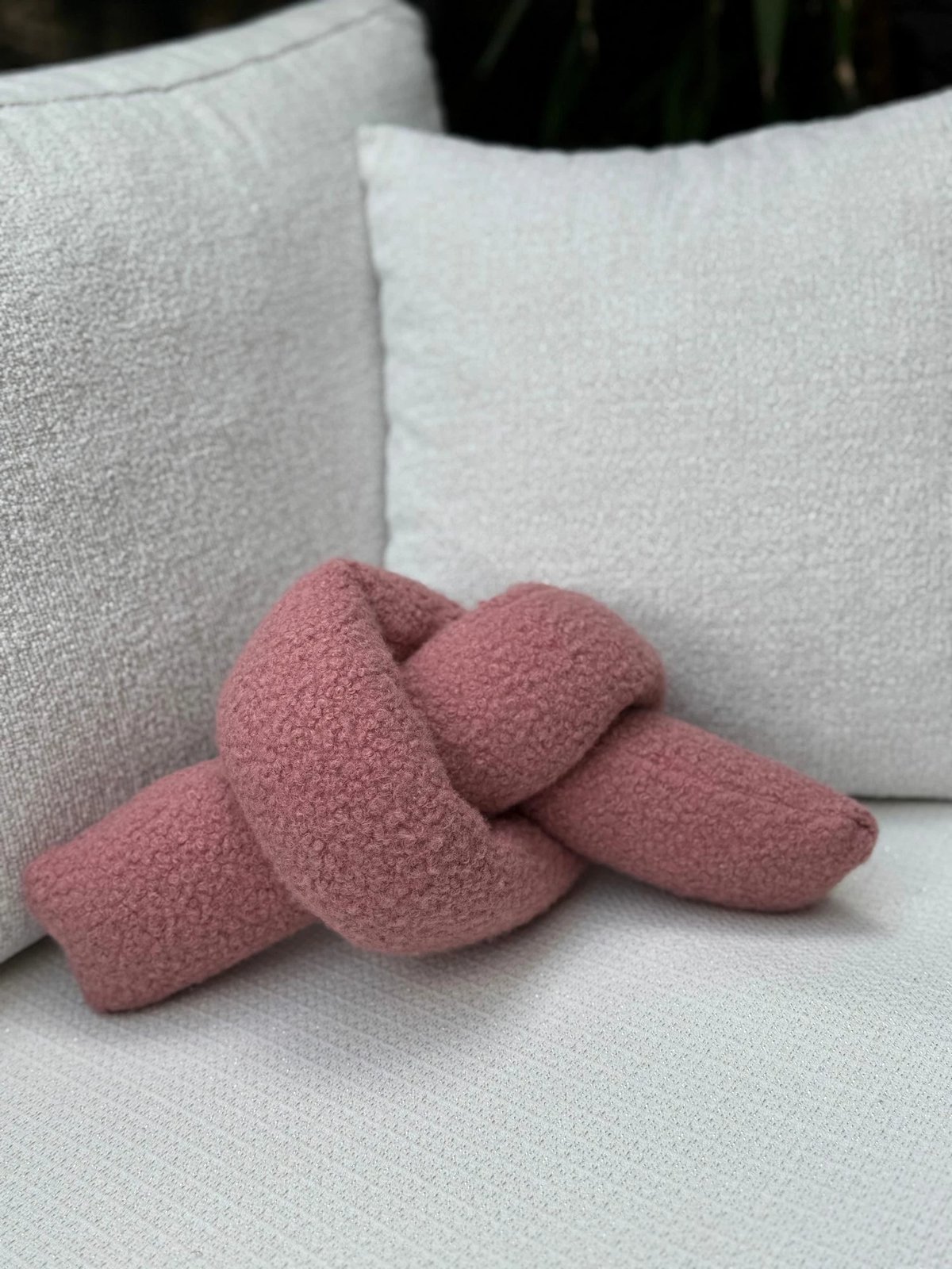 Jastëk dekorativ nyje, rozë, Evila Originals