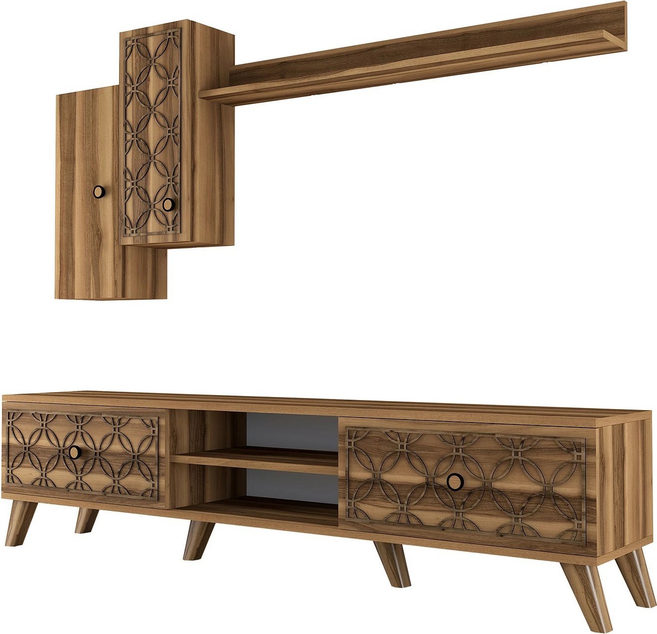 Komodë TV Hanah Home, Class S, ngjyrë arre