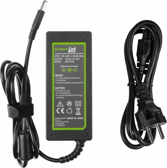 Kasë Green Cell PRO AD75AP për Dell 3543, 19.5V 3.34A 65W, e zezë