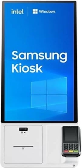 Kiosk vetëshërbimi Samsung LH24KMC3BGCXEN, 24", Intel Core i3, Windows 10 IoT, Bardhë Kiosk vetëshërbimi Samsung LH24KMC3BGCXEN, 24", Intel Core i3, Windows 10 IoT, Bardhë