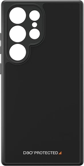 Mbështjellës PanzerGlass HardCase për Samsung Galaxy S24 Ultra, D3O Bio, i zi dhe transparent