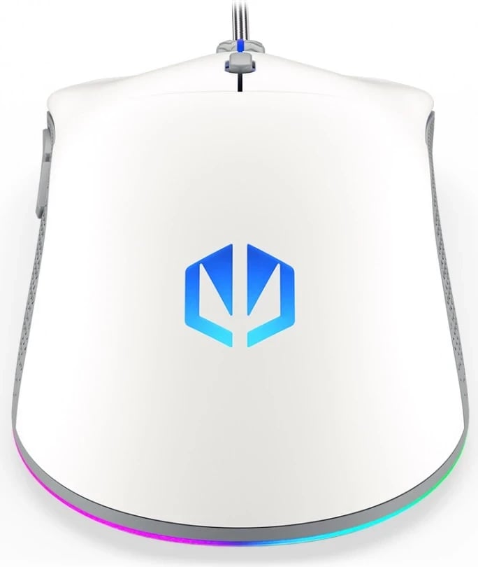 Maus Endorfy GEM Plus, me kabëll dhe ndriçim RGB, bardhë