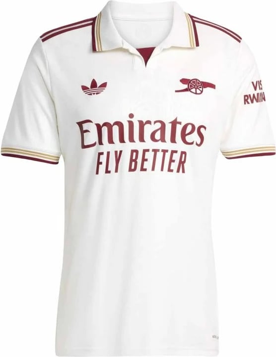 Fanellë futbolli për meshkuj adidas Arsenal, e bardhë