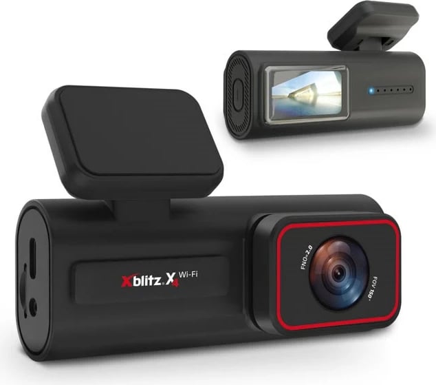 Kamerë veture Xblitz X4 WI-FI, 2K Ultra HD, 2", e zezë