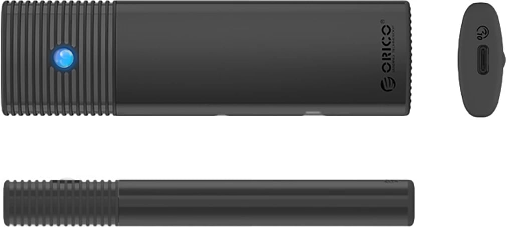 Kasë Orico PWM2 për SSD M.2 NGFF SATA, USB-C 5Gb/s, e zezë
