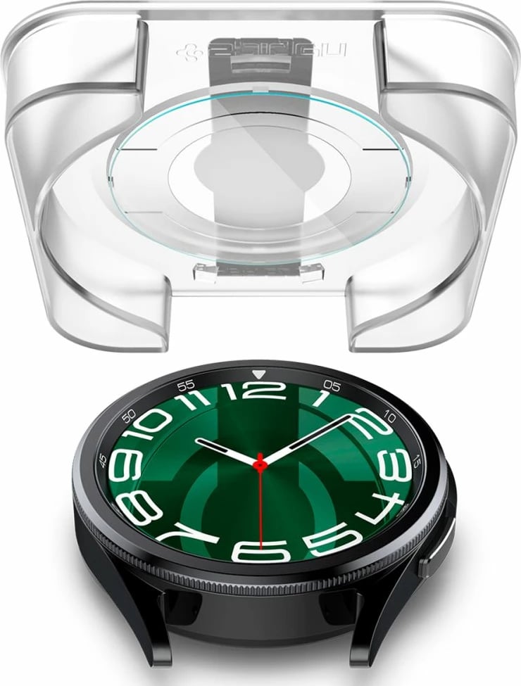 Xham i temperuar Spigen Glas.tR EZ Fit për Samsung Galaxy Watch 6 Classic 47mm, 2 copë
