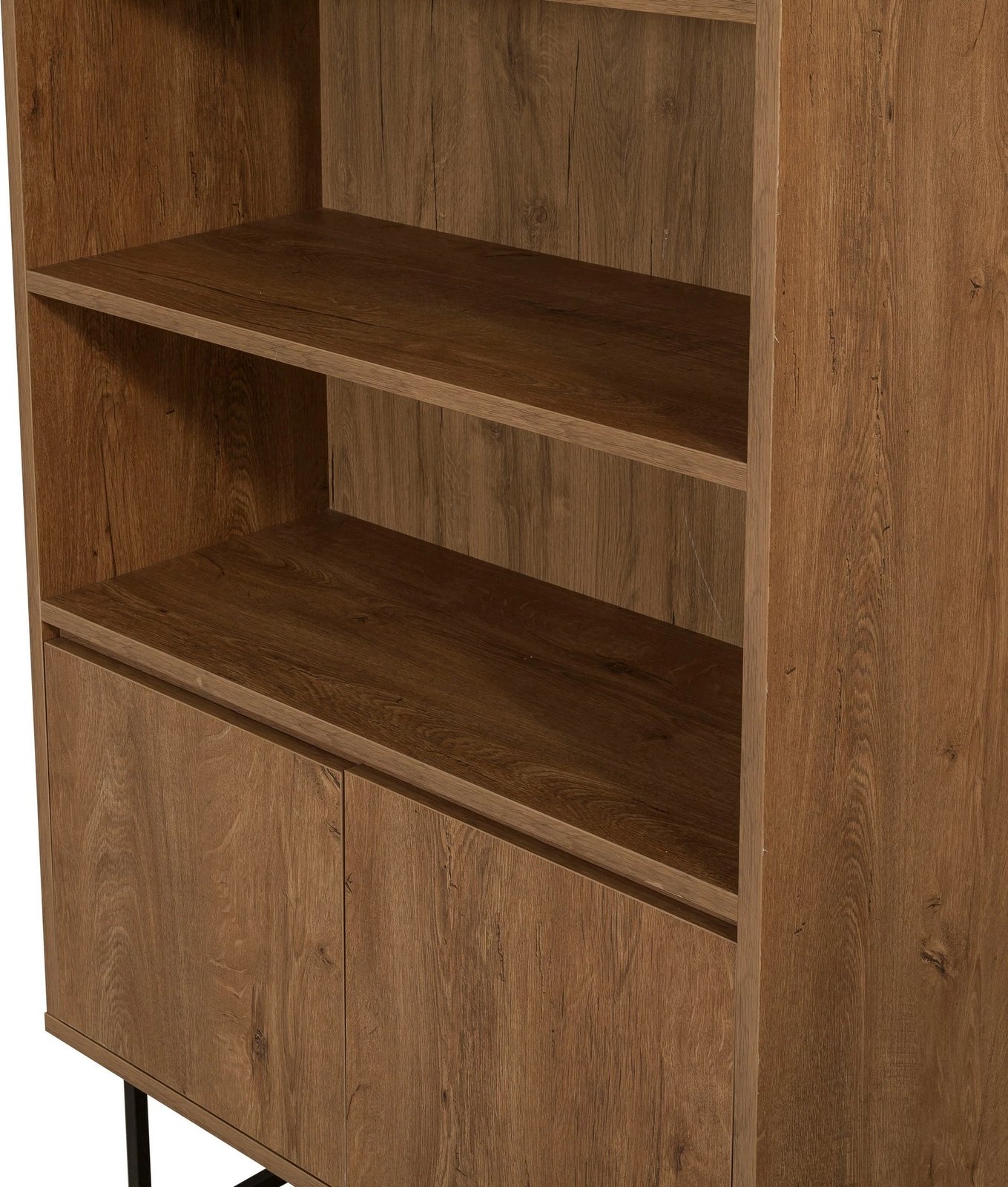 Set mobiljesh për dhomë dite Skye Decor, Laxus Takım 13, ngjyrë arre dhe e zezë