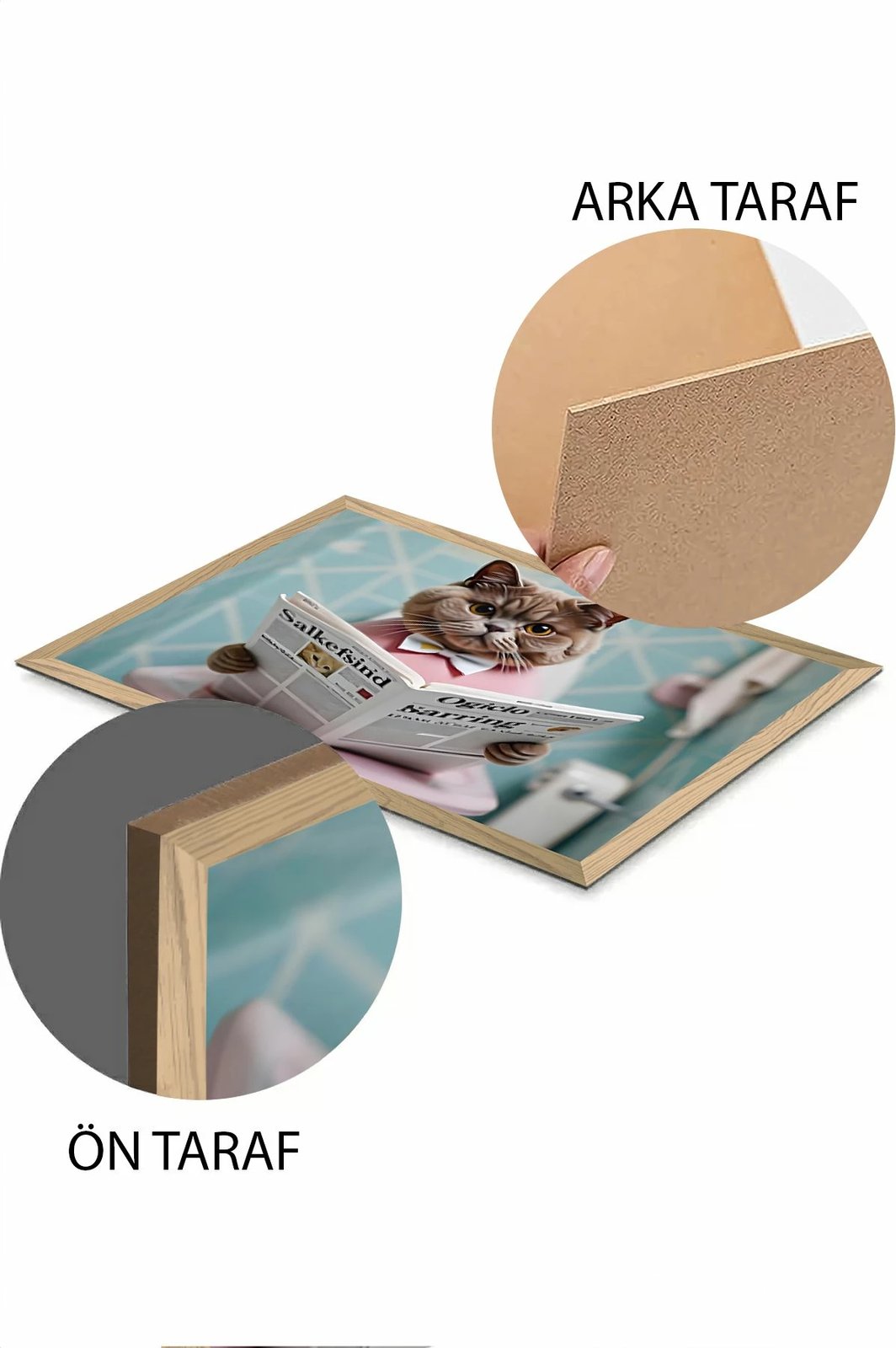 Pikturë dekorative, Wallity, Arthynmodelyty2030-3, shumëngjyrëshe, 20x30cm