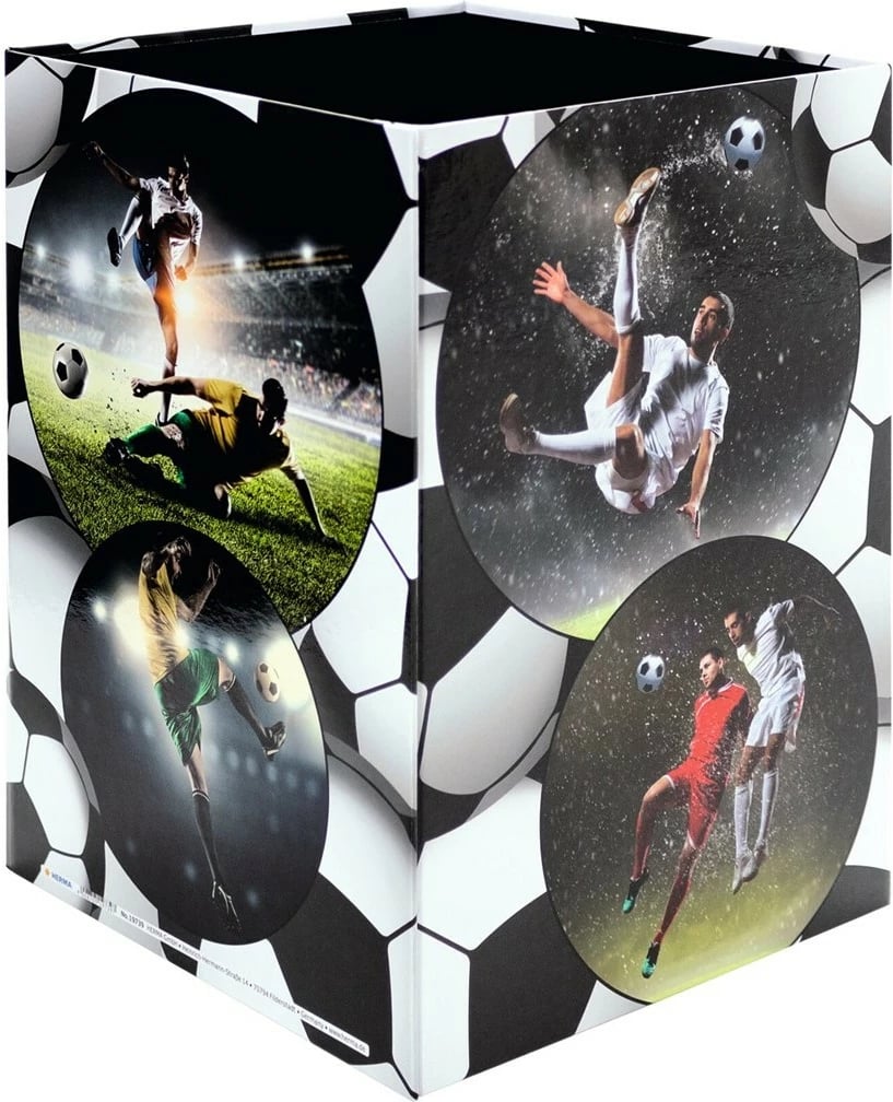 Kosh letre HERMA Papierkorb Fussball, motiv futbolli