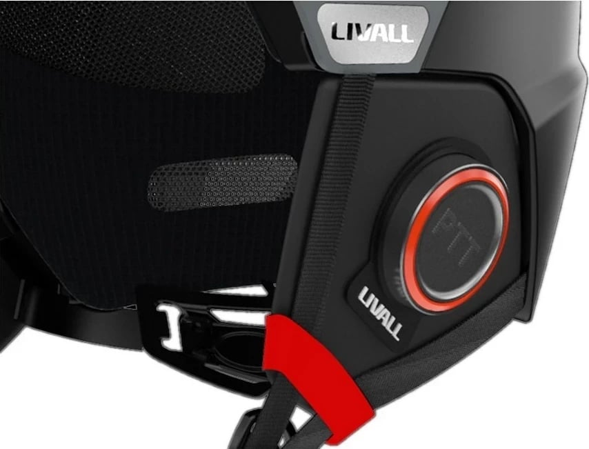 Helmetë ski Livall RS1 Bluetooth PTT Alert SOS, e bardhë, M