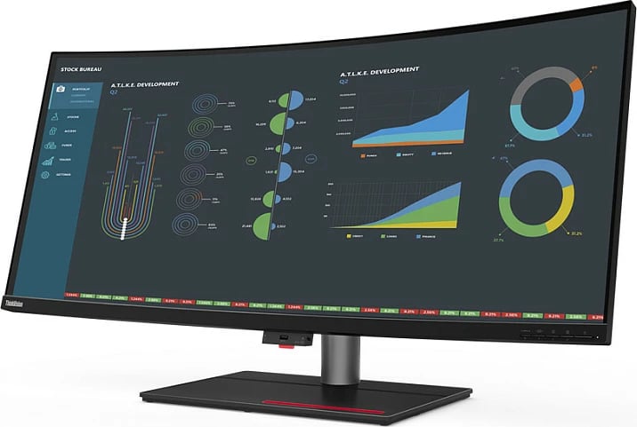 Monitor Lenovo ThinkVision P40w-20, 39.7", 5K Ultra HD, LED, e zezë