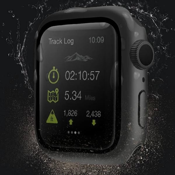 Mbështjellës UNIQ Nautic për Apple Watch Series 7/8/9, 45mm, i zi