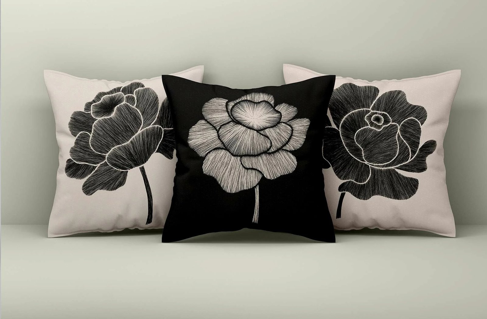 Set mbulesash jastëkësh (3 copë), dizajn Aberto, Asr_plw25 - 32