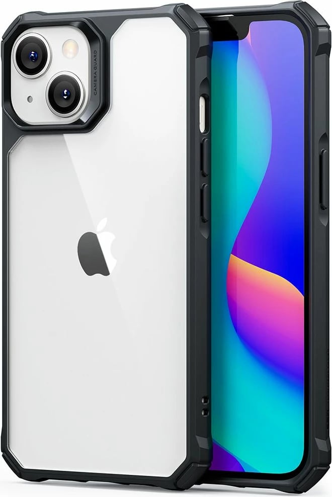 Mbështjellës ESR Air Armor për iPhone 14 Plus, Transparent/Black