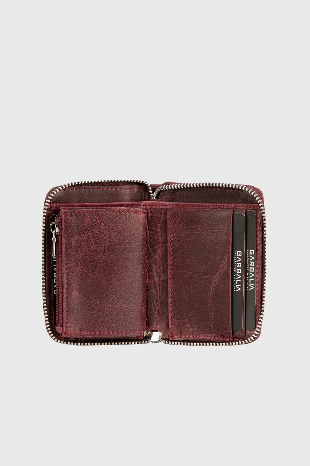 Portofol unisex Zoozie Bags, Sydney Crayz, ngjyrë burgundy