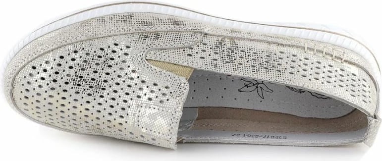 Këpucë lëkure për femra Jezzi 5364, të arta