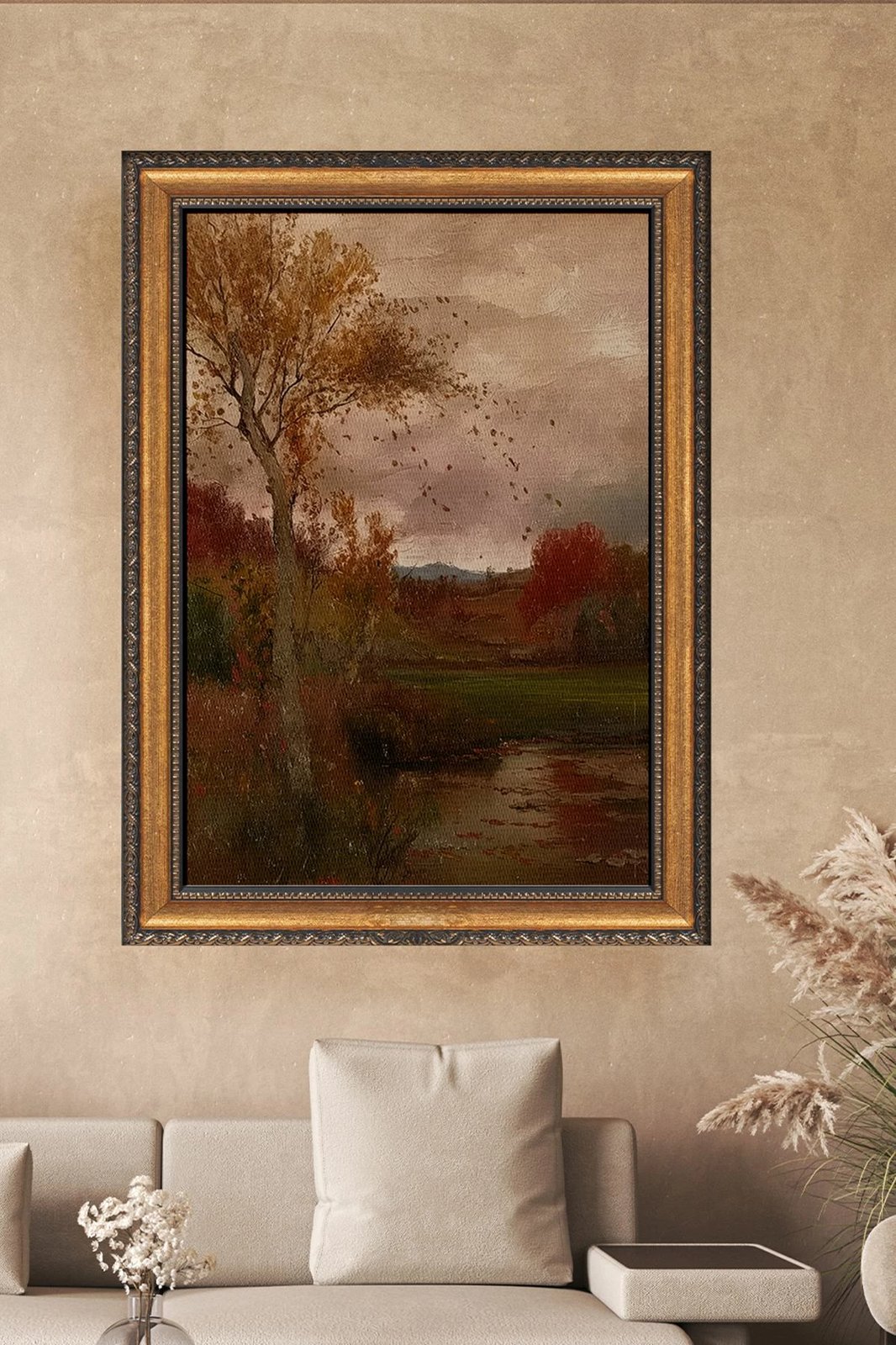 Pikturë dekorative në kanavacë me kornizë, Wallity, ATCRCVCNVSMDL10 - 40x60cm