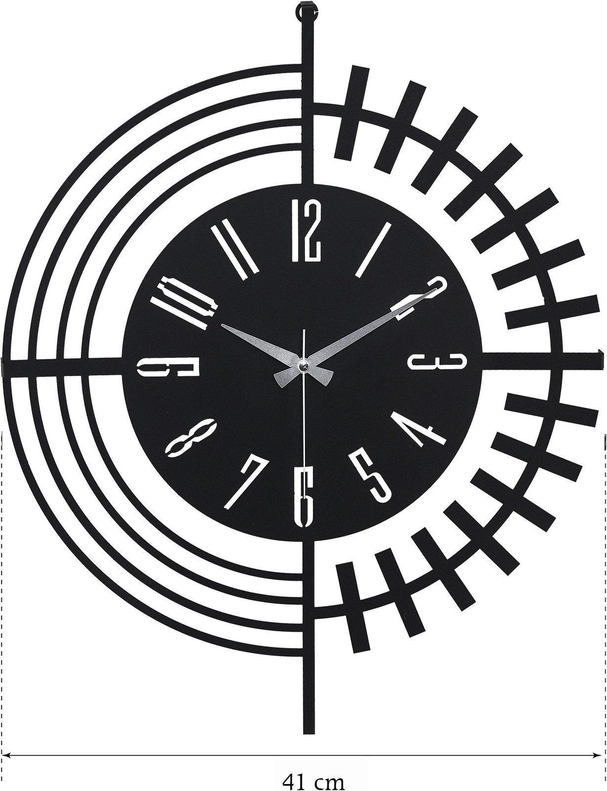 Orë muri dekorative metalike Wallity, Dubai New, e zezë