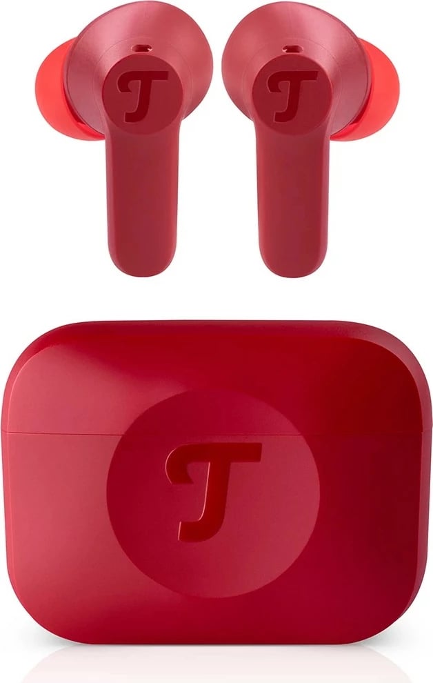 Kufje Teufel AIRY TWS 2, True-Wireless, Bluetooth, ruby red