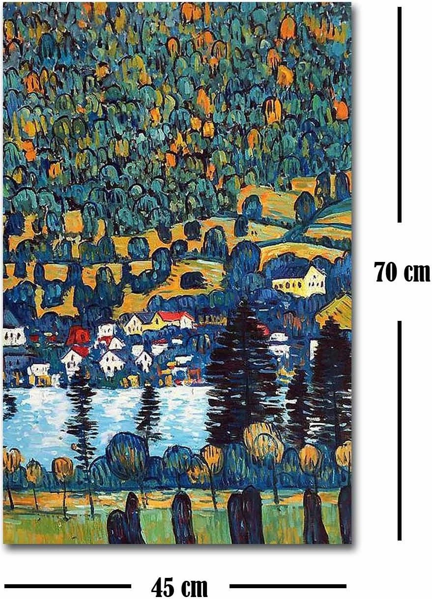 Pikturë dekorative në kanavacë Wallity, FAMOUSART-066, shumëngjyrëshe, 45x70cm