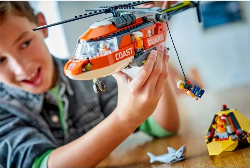 Lego set City për fëmijë, Coast Guard Helicopter
