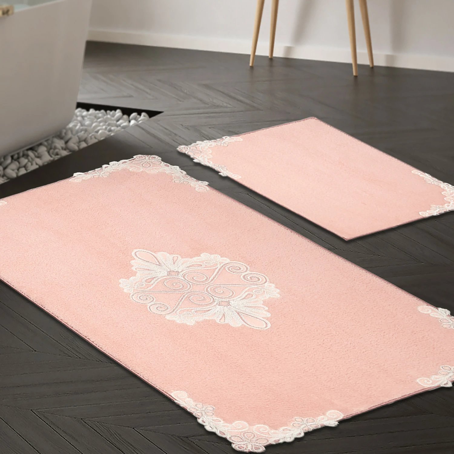 Set tapetash për banjo (2 copë), Mijolnir, Cot-Klzt5-38, ngjyrë pluhur