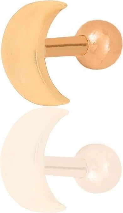 Piercing argjendi, ngjyrë rozë-gold, Jumeon, SGTL12316