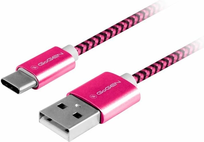 Kabllo Usb GOGEN GOGLIGHTN100MM25 (Pembe)