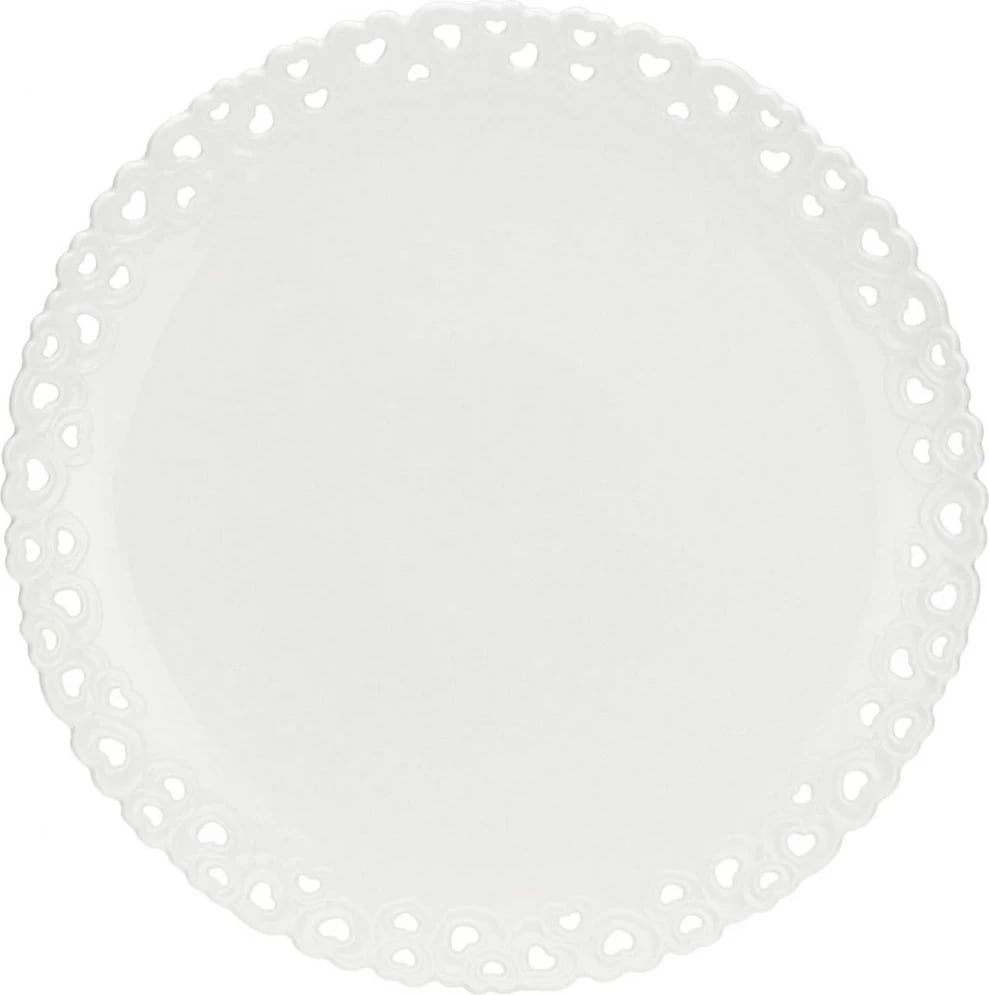 Pjatë tortash LA PORCELLANA BIANCA Valentino, e bardhë, 34 cm