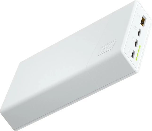 Powerbank Green Cell PowerPlay 20S 20000mAh 22.5W, Bardhë