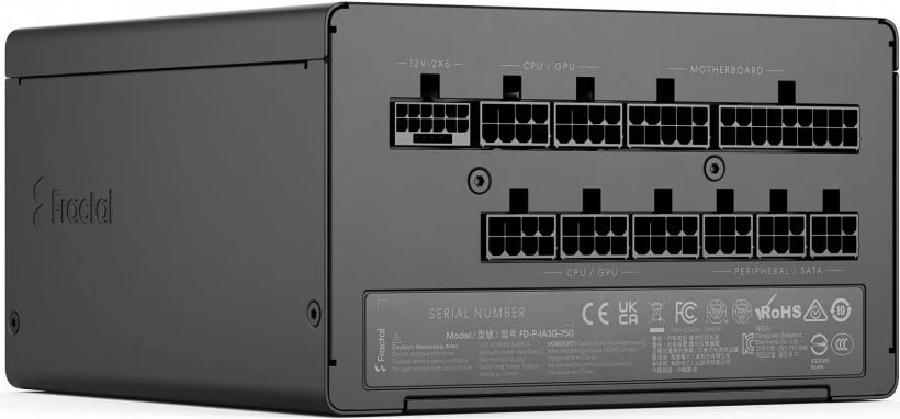 Furnizues energjie ATX Fractal Design Ion 3 Gold 750W, 80 PLUS Gold, ATX 3.1, PCIe Gen 5 12V2x6, modular, ventilator 14 cm, i zi