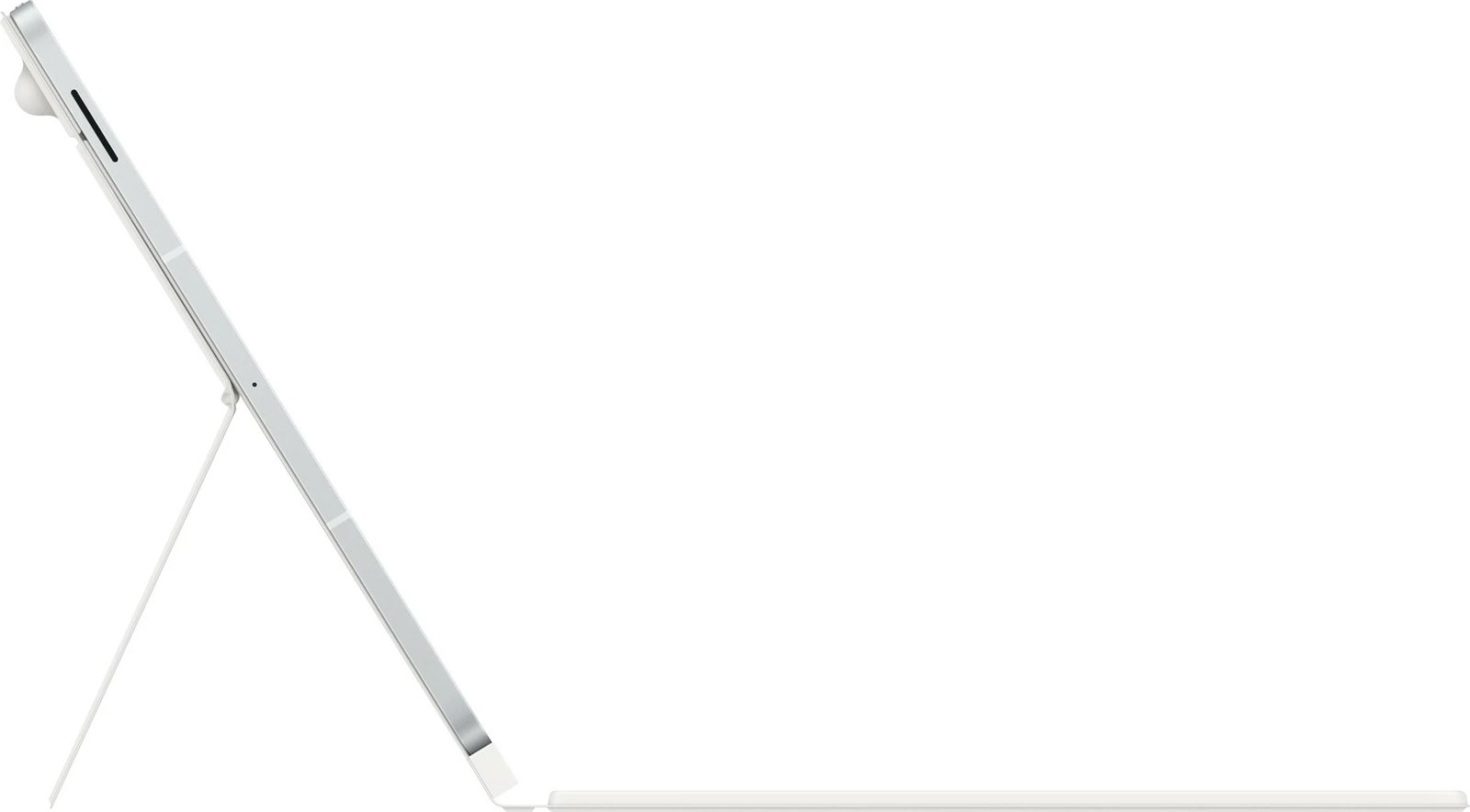 Mbështjellës tastierë Samsung EF-DX625, QWERTZ, Gjermanisht, Trackpad, Galaxy Tab S10 FE+, Bardhë