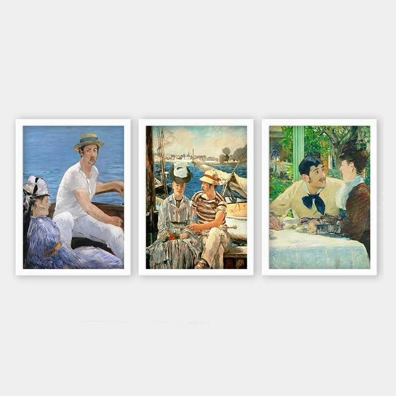 Pikturë dekorative me kornizë (3 copë), Wallity, 3BC_UN1453577_3545