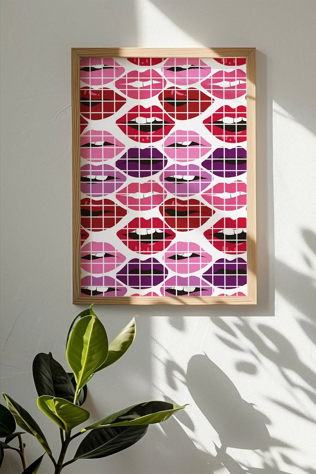 Pikturë dekorative me kornizë, Wallity Popkare17, shumëngjyrëshe, 33x48cm